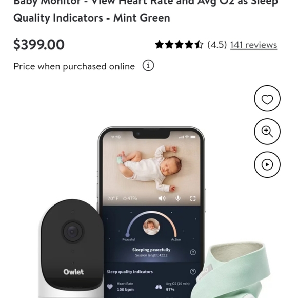Owlet baby monitor